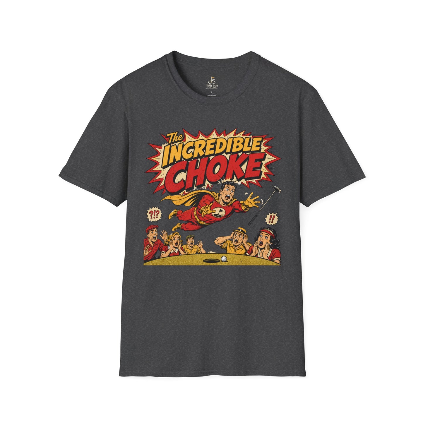The Incredible Choke T-Shirt – Retro Comic Golf Humor Tee