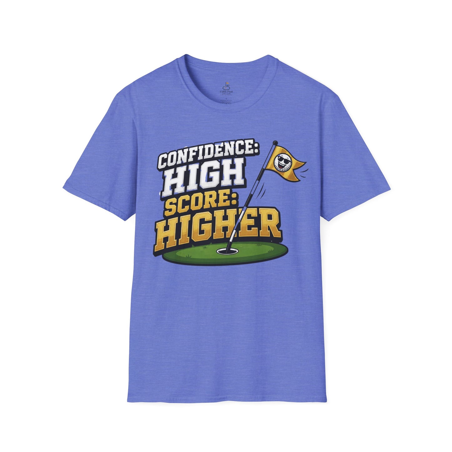 Confidence High Score Higher Golf T-Shirt – Motivational Golf Graphic Tee