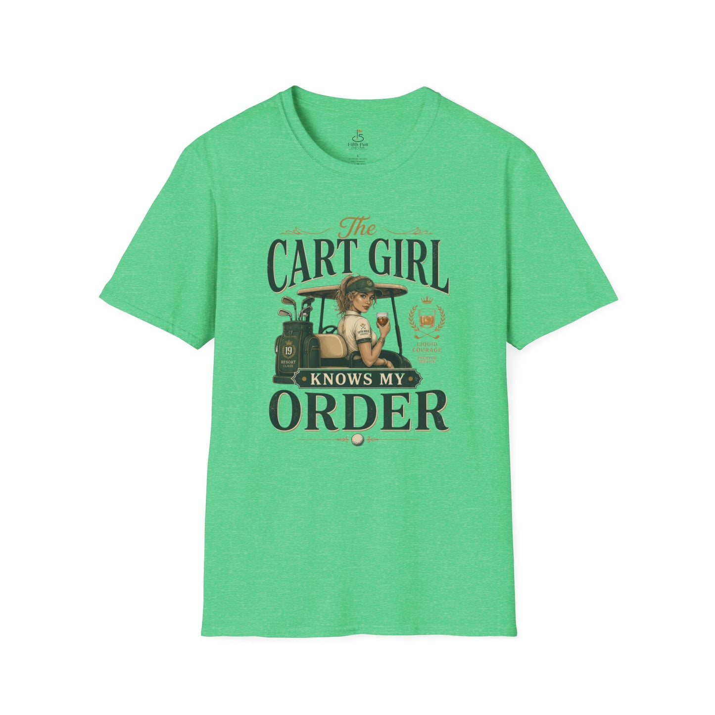 Cart Girl Knows My Order Golf T-Shirt