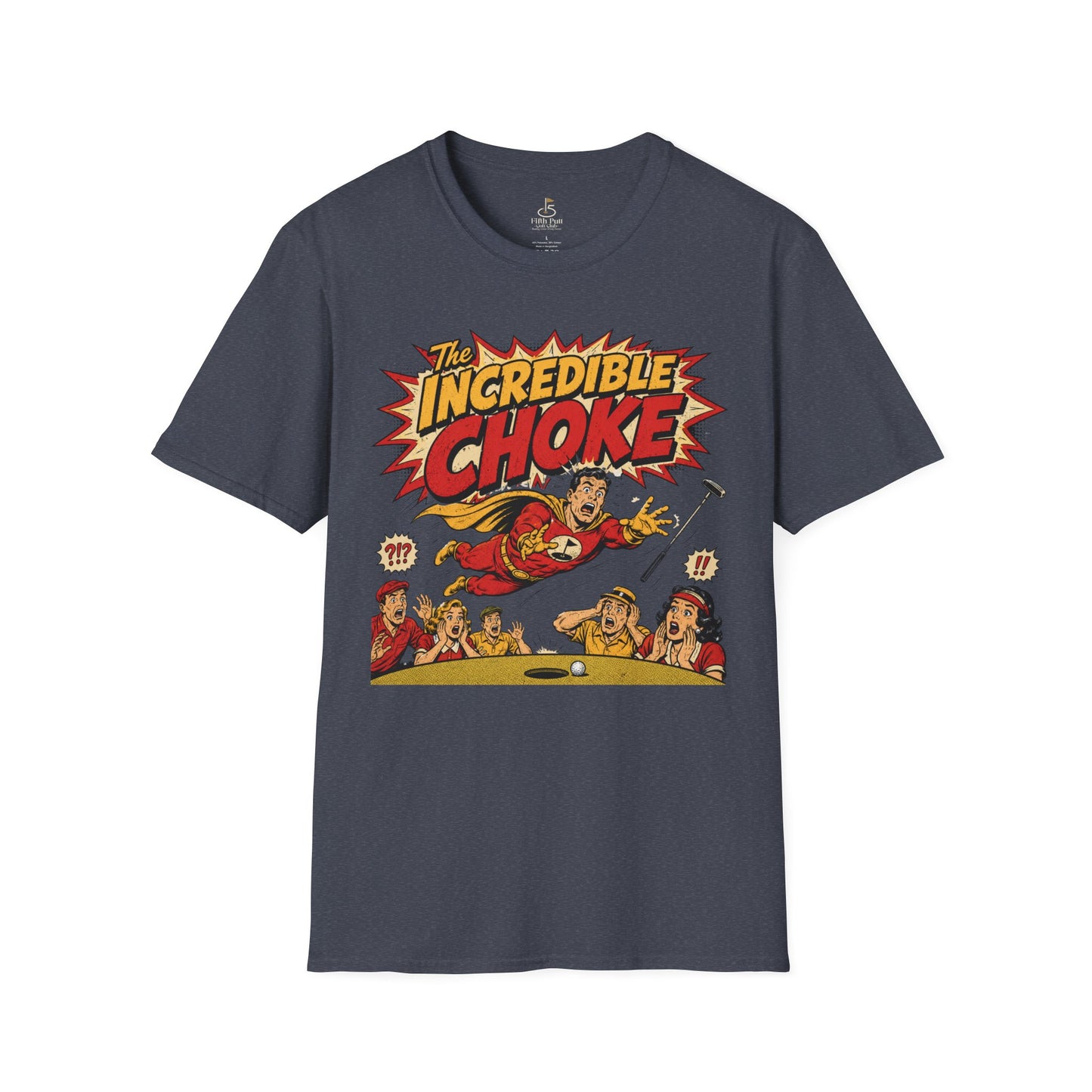 The Incredible Choke T-Shirt – Retro Comic Golf Humor Tee