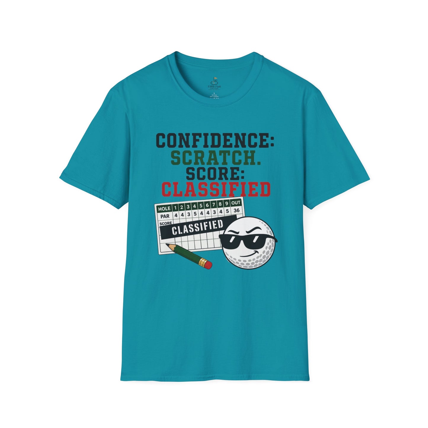 Confidence: Scratch. Score: Classified T-Shirt