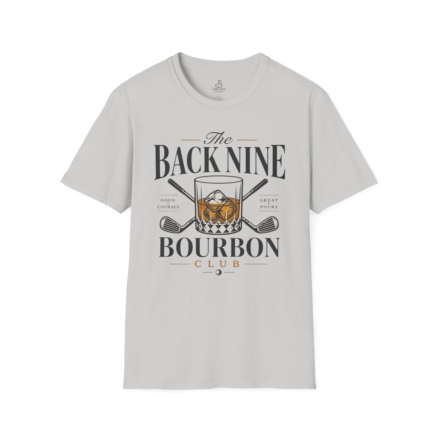 Back Nine Bourbon Club T-Shirt — Golf & Whiskey Graphic Tee
