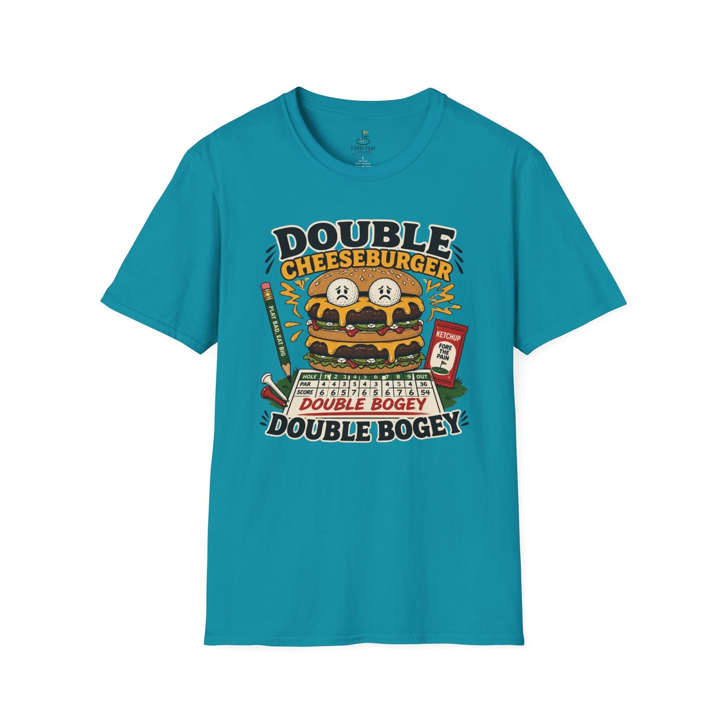 Double Cheeseburger Double Bogey T-Shirts