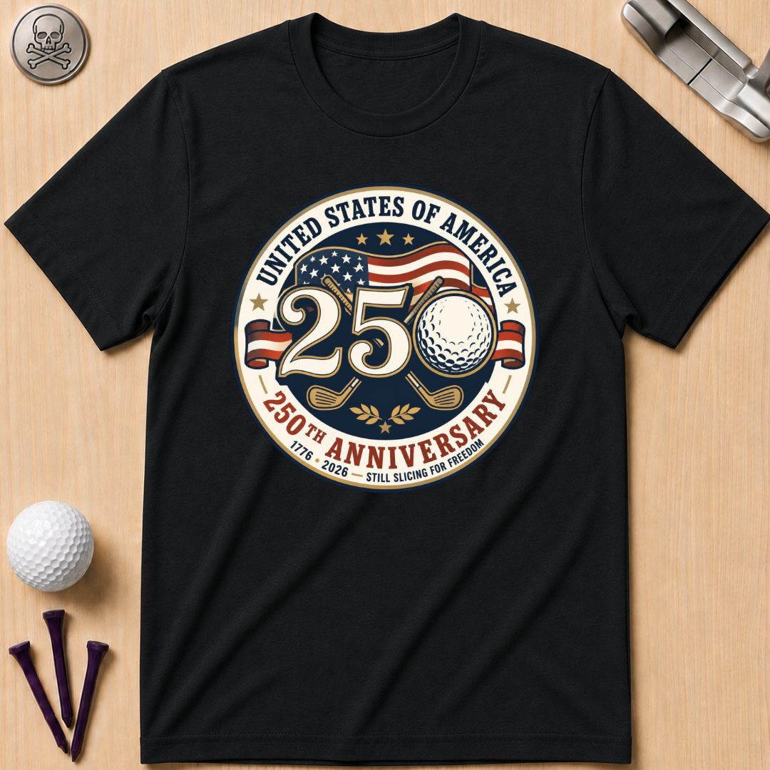 250th USA Anniversary Golf T-Shirt