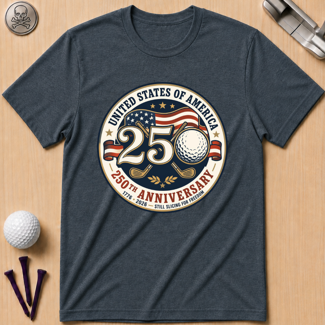 250th USA Anniversary Golf T-Shirt