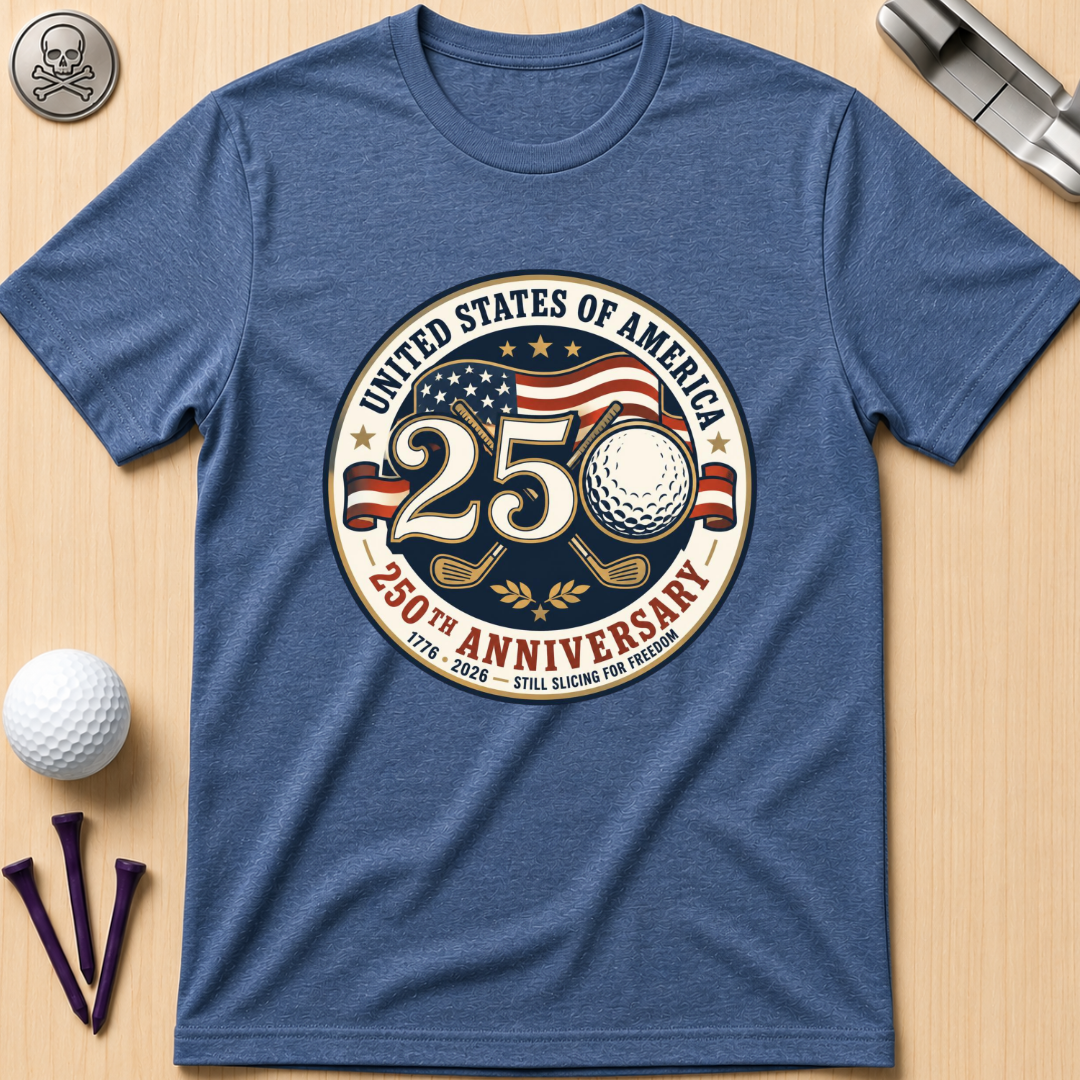 250th USA Anniversary Golf T-Shirt