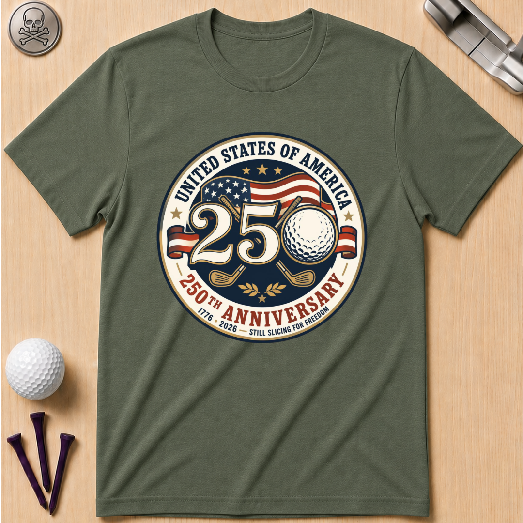 250th USA Anniversary Golf T-Shirt