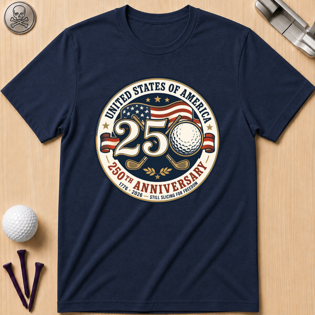 250th USA Anniversary Golf T-Shirt