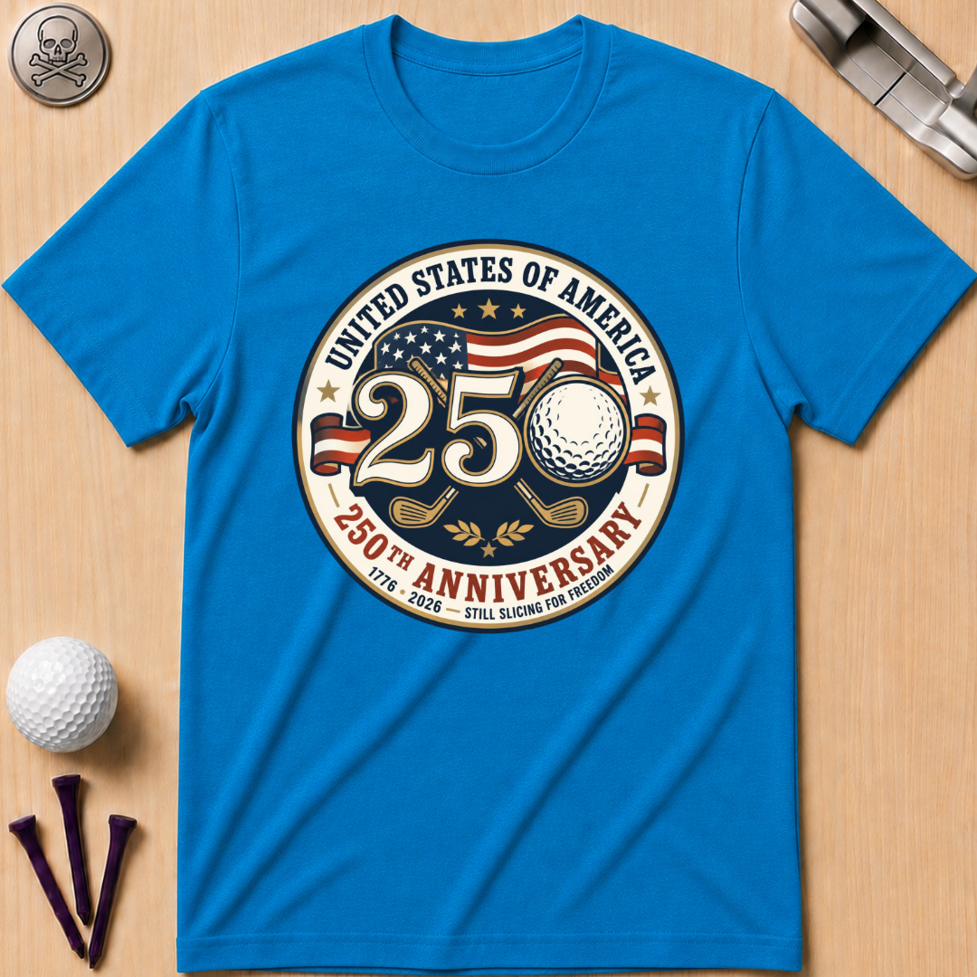 250th USA Anniversary Golf T-Shirt