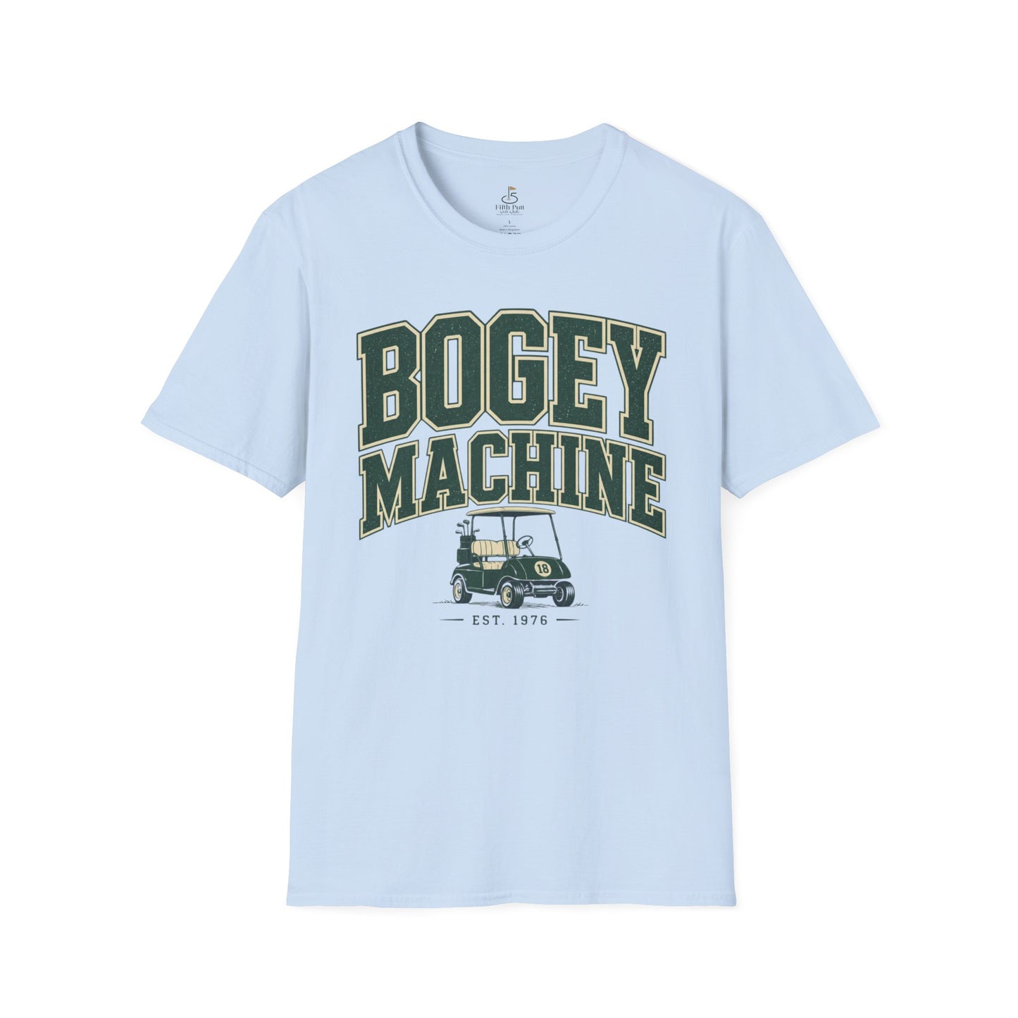 Bogey Machine Golf T-Shirt — Funny Golf Cart Crew Graphic Tee