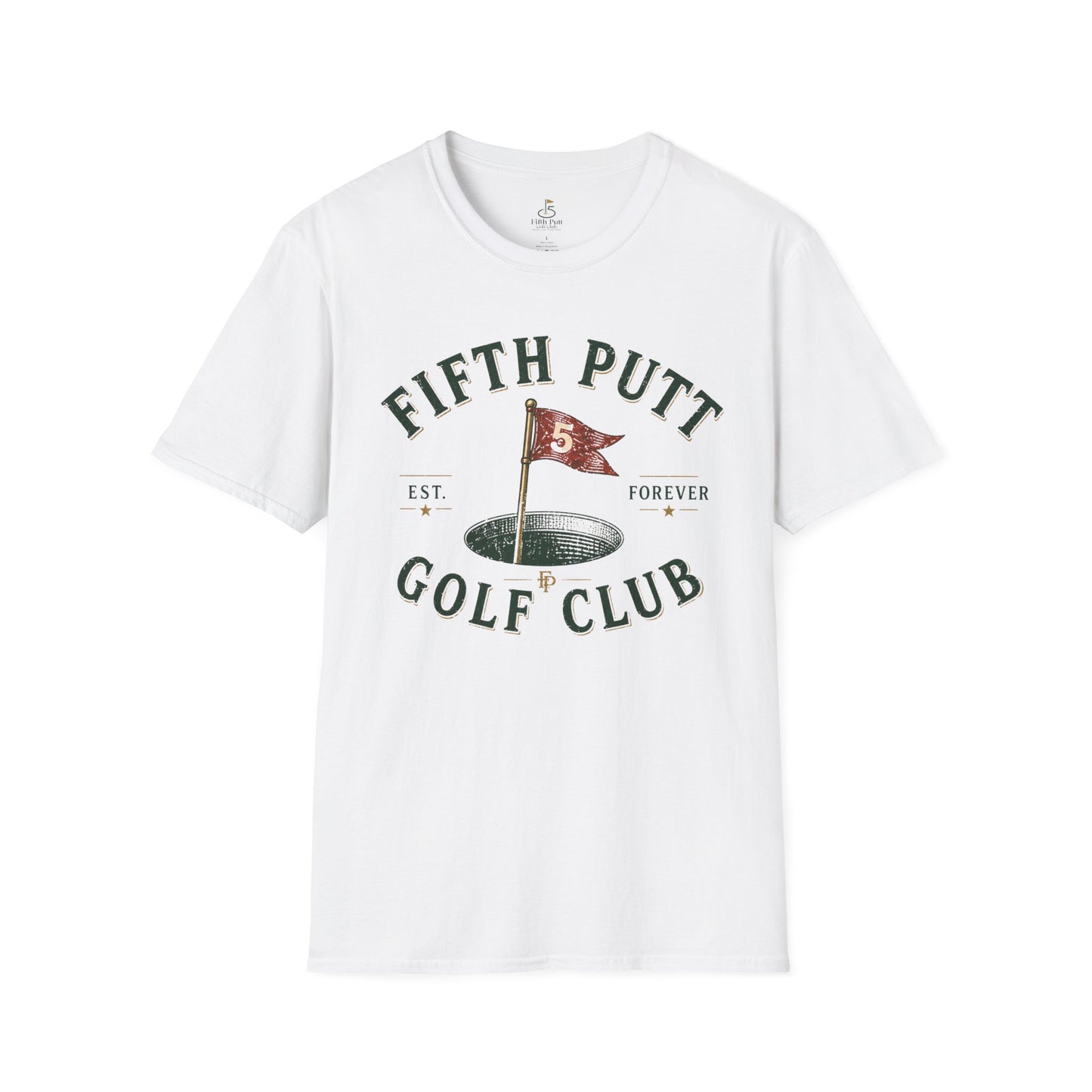 Fifth Putt Golf Club T-Shirt — Vintage Golf Graphic Tee