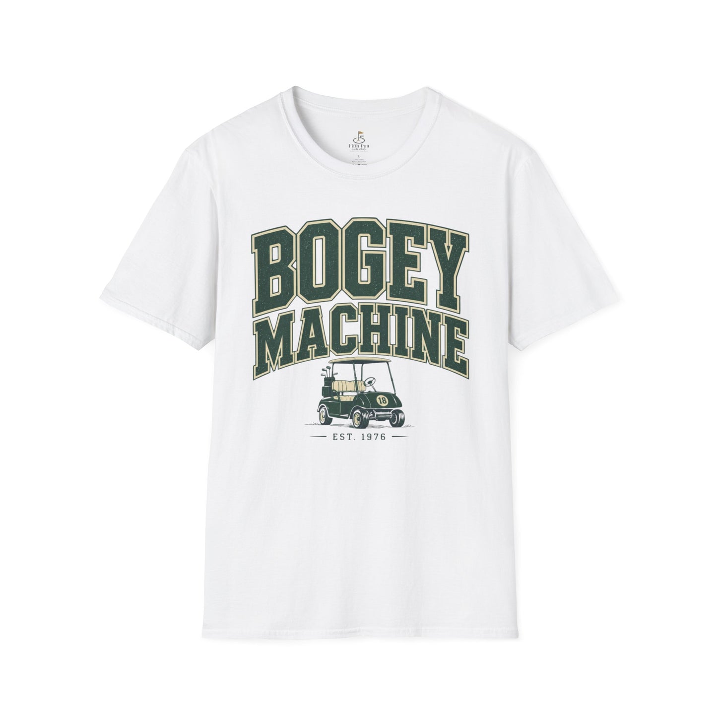 Bogey Machine Golf T-Shirt — Funny Golf Cart Crew Graphic Tee