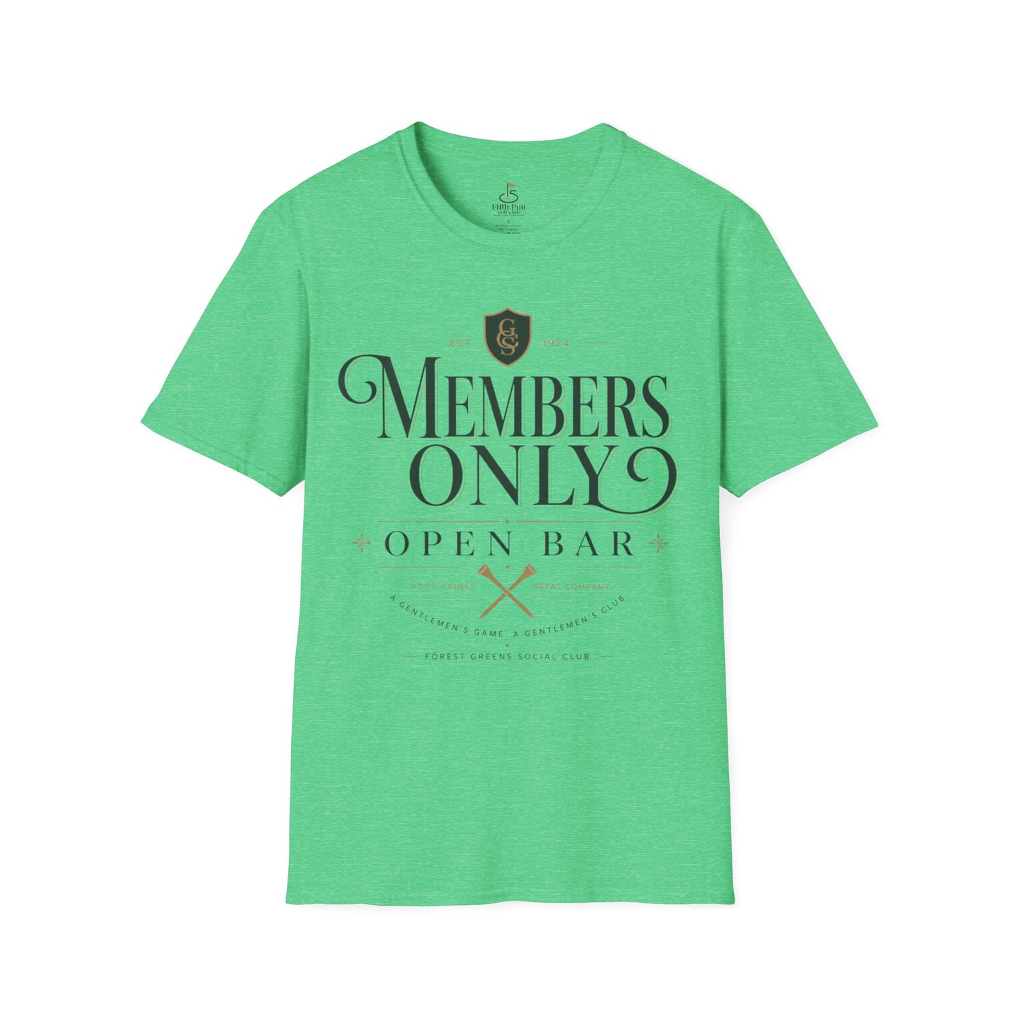 Members Only Open Bar Golf T-Shirt