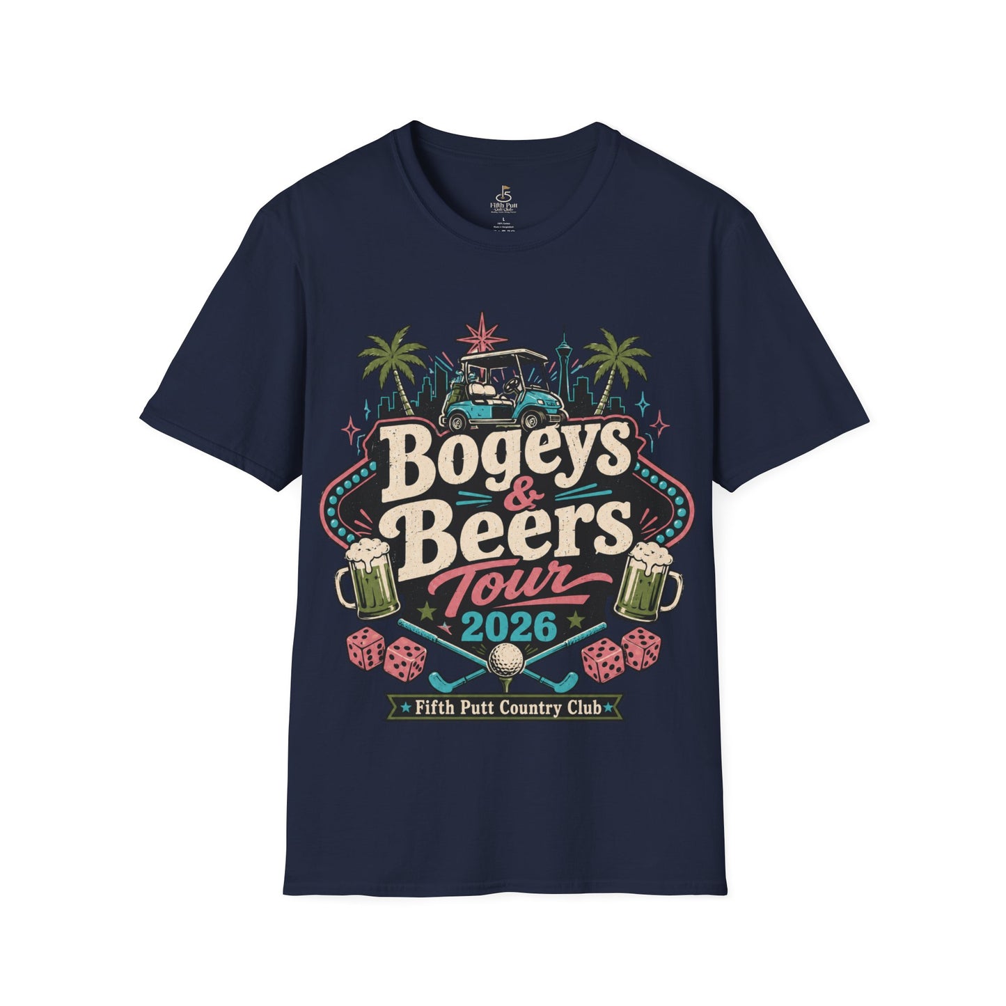 Bogeys & Beers Tour 2026 Golf T-Shirt