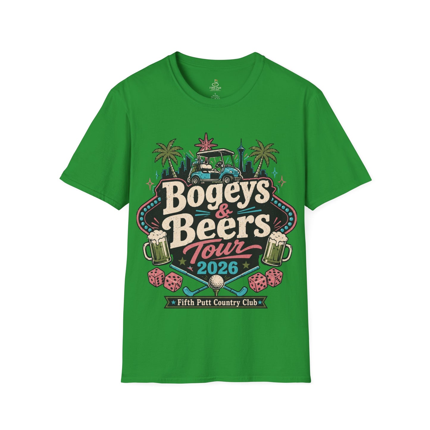 Bogeys & Beers Tour 2026 Golf T-Shirt