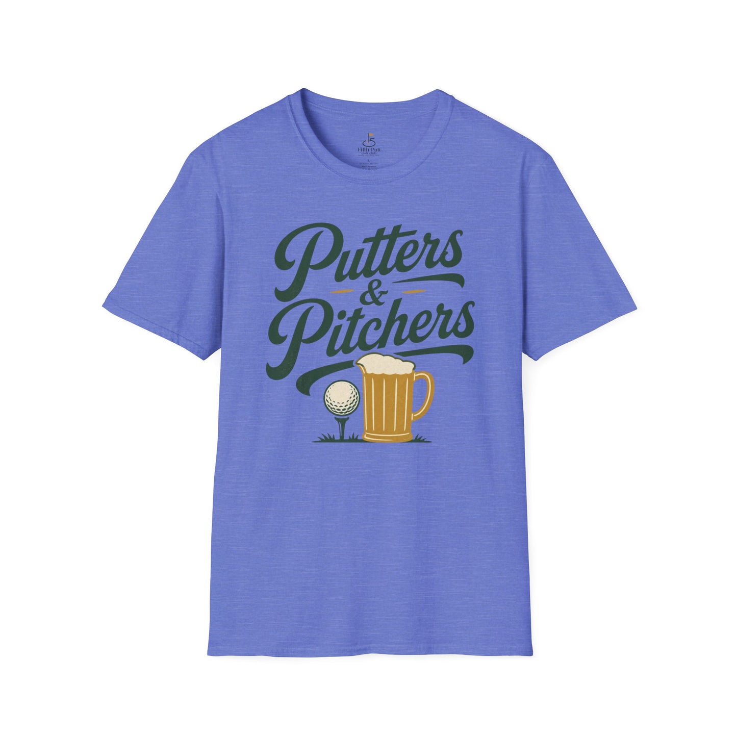 Putters & Pitchers Golf T-Shirt — Funny Beer and Golf Graphic Tee
