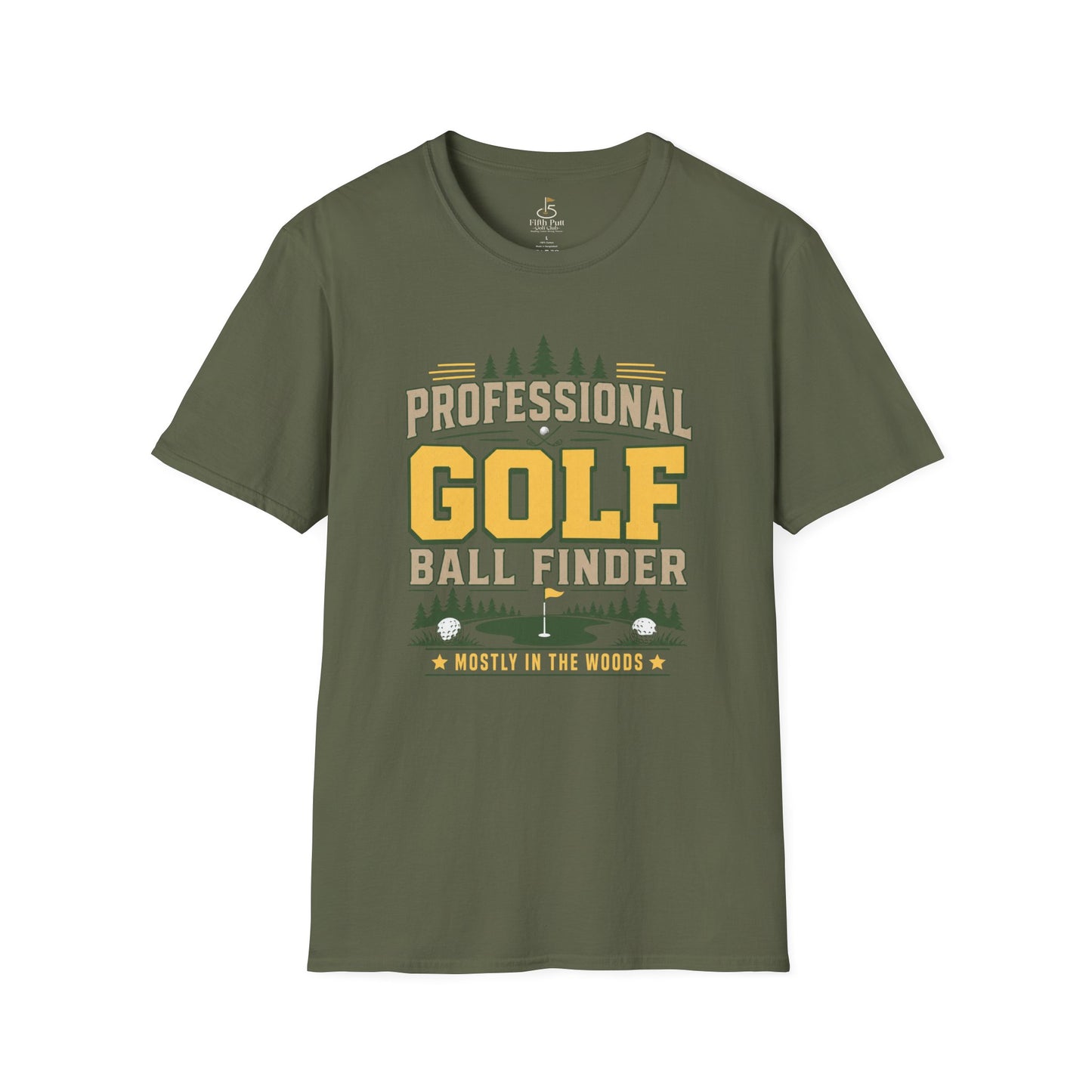 Professional Golf Ball Finder (Mostly in the Woods) Golf T-Shirt