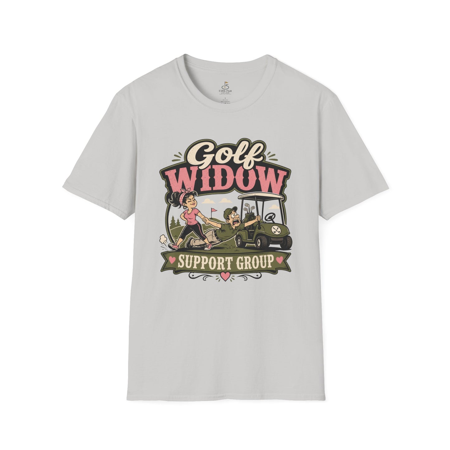 Golf Widow Support Group T-Shirt — Funny Golf Wife Tee
