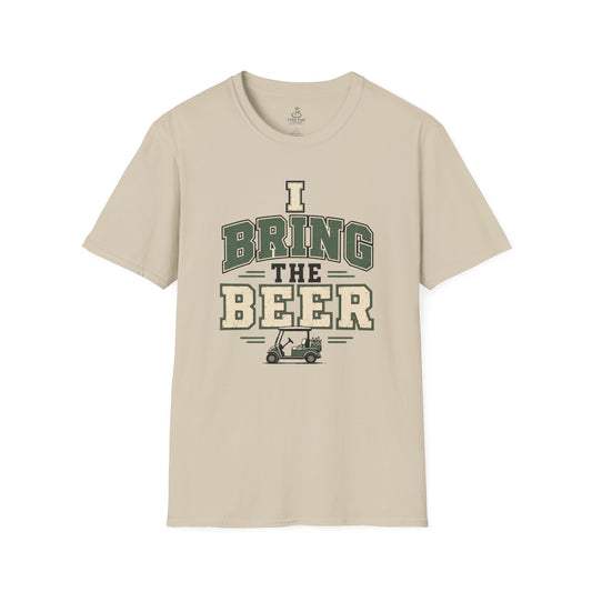 I Bring The Beer Golf T‑Shirt – Funny Golfing Beer Shirt
