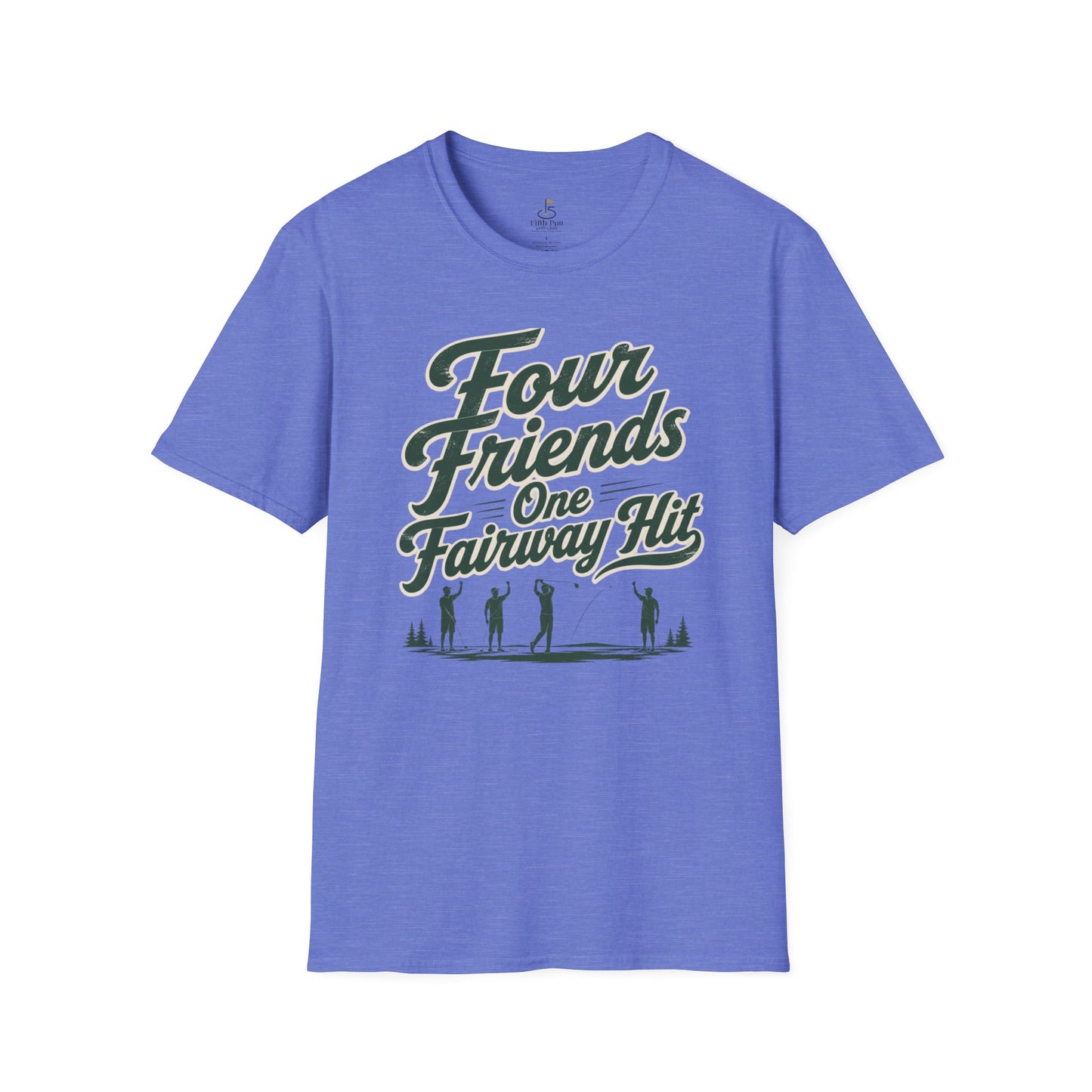 Four Friends One Fairway Hit Golf T-Shirt - Casual Golfing Tee