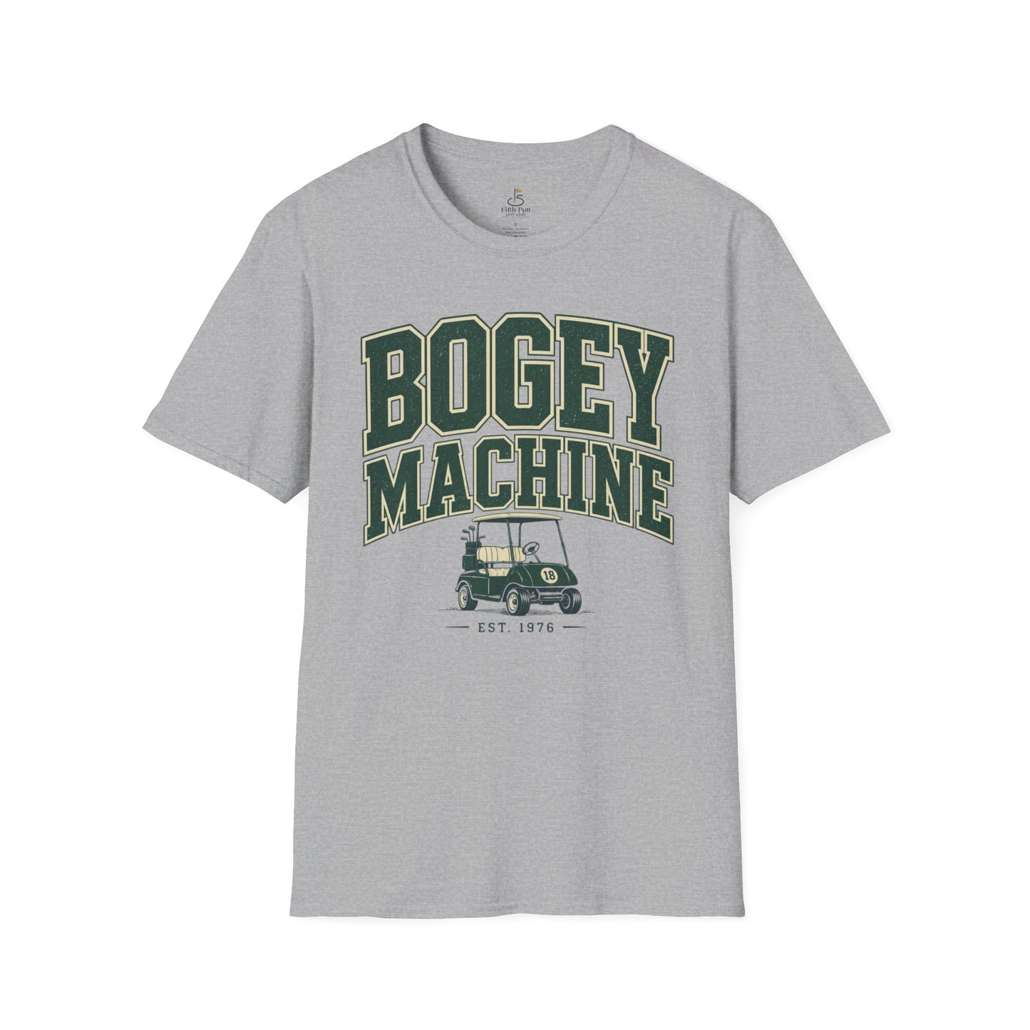 Bogey Machine Golf T-Shirt — Funny Golf Cart Crew Graphic Tee
