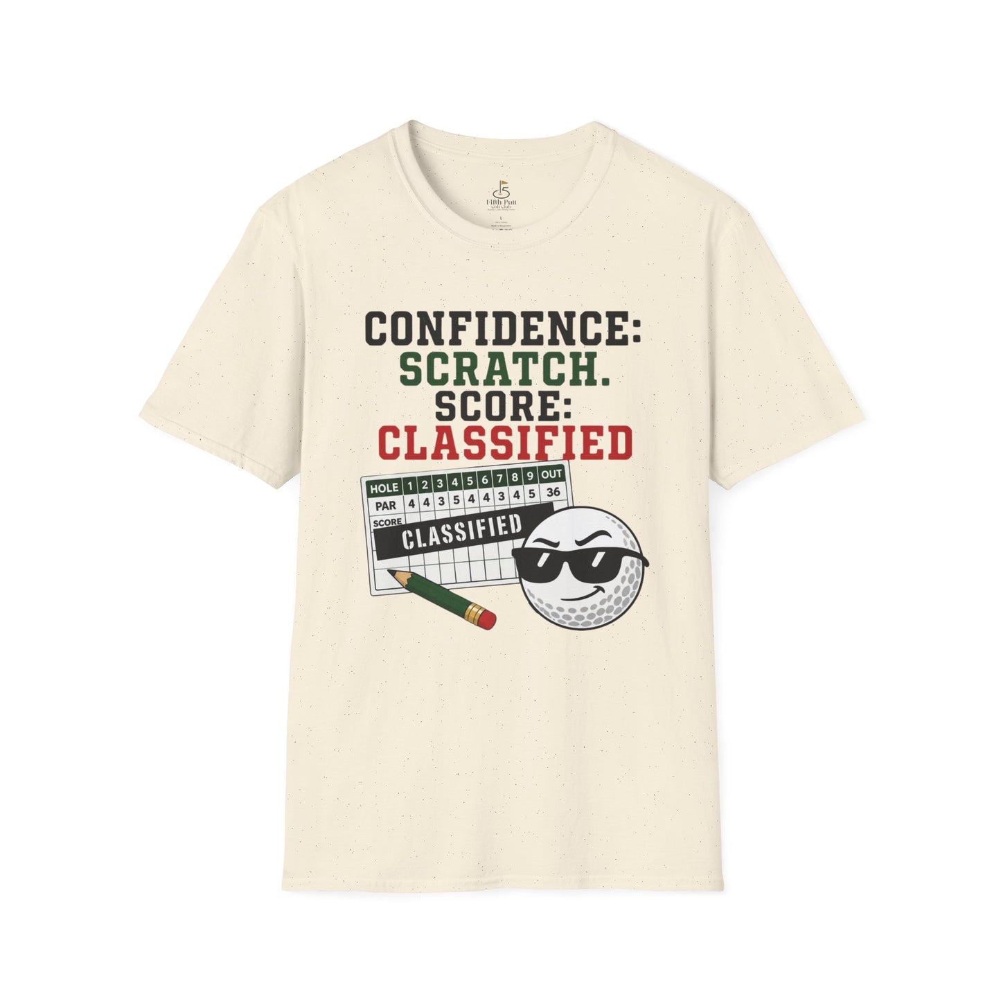 Confidence: Scratch. Score: Classified T-Shirt
