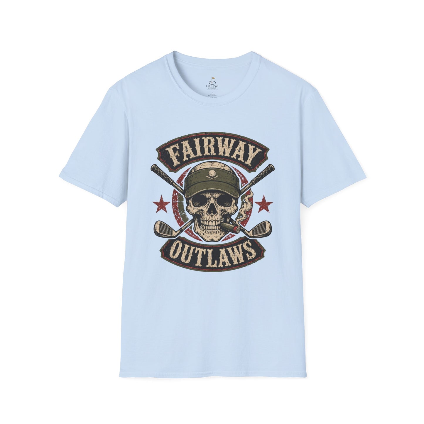 Fairway Outlaws Golf Skull T-Shirt