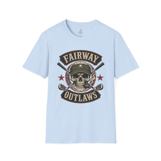 Fairway Outlaws Golf Skull T-Shirt