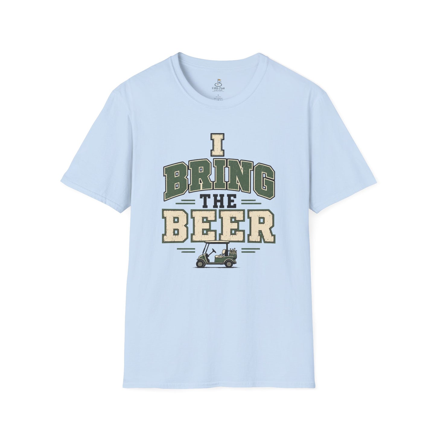 I Bring The Beer Golf T‑Shirt – Funny Golfing Beer Shirt