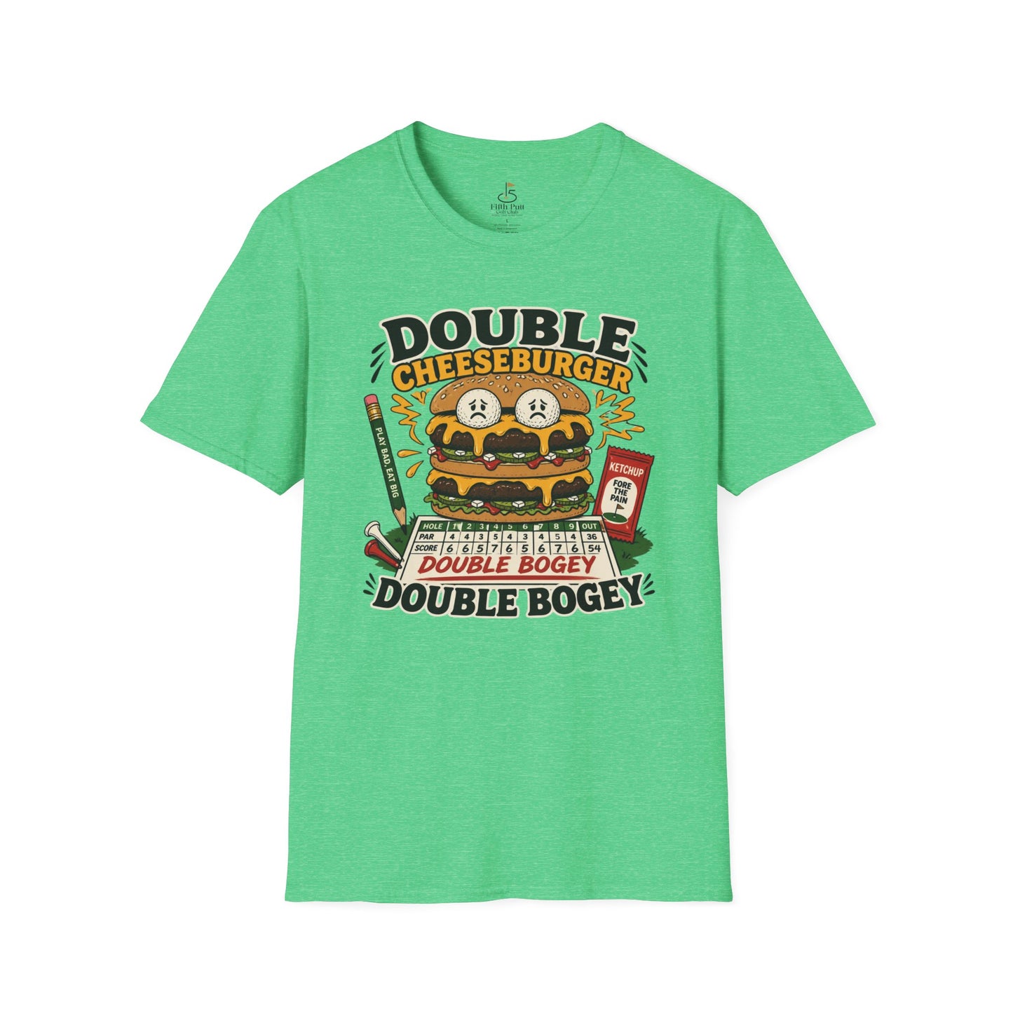 Double Cheeseburger Double Bogey T-Shirts
