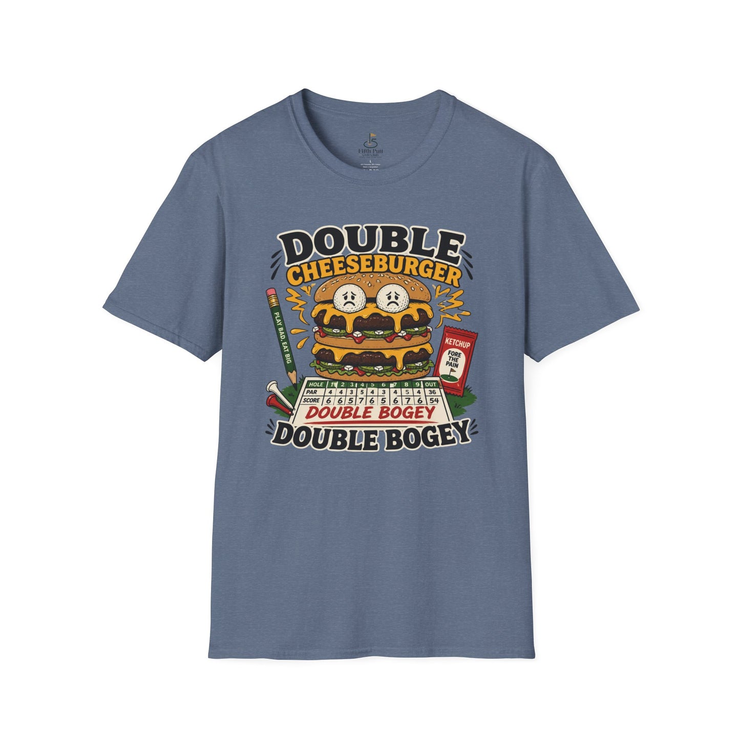 Double Cheeseburger Double Bogey T-Shirts