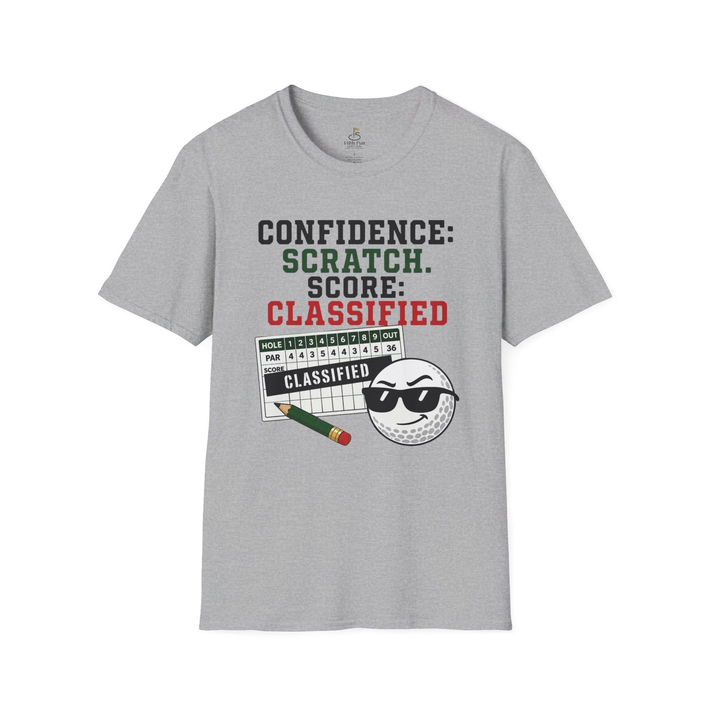 Confidence: Scratch. Score: Classified T-Shirt