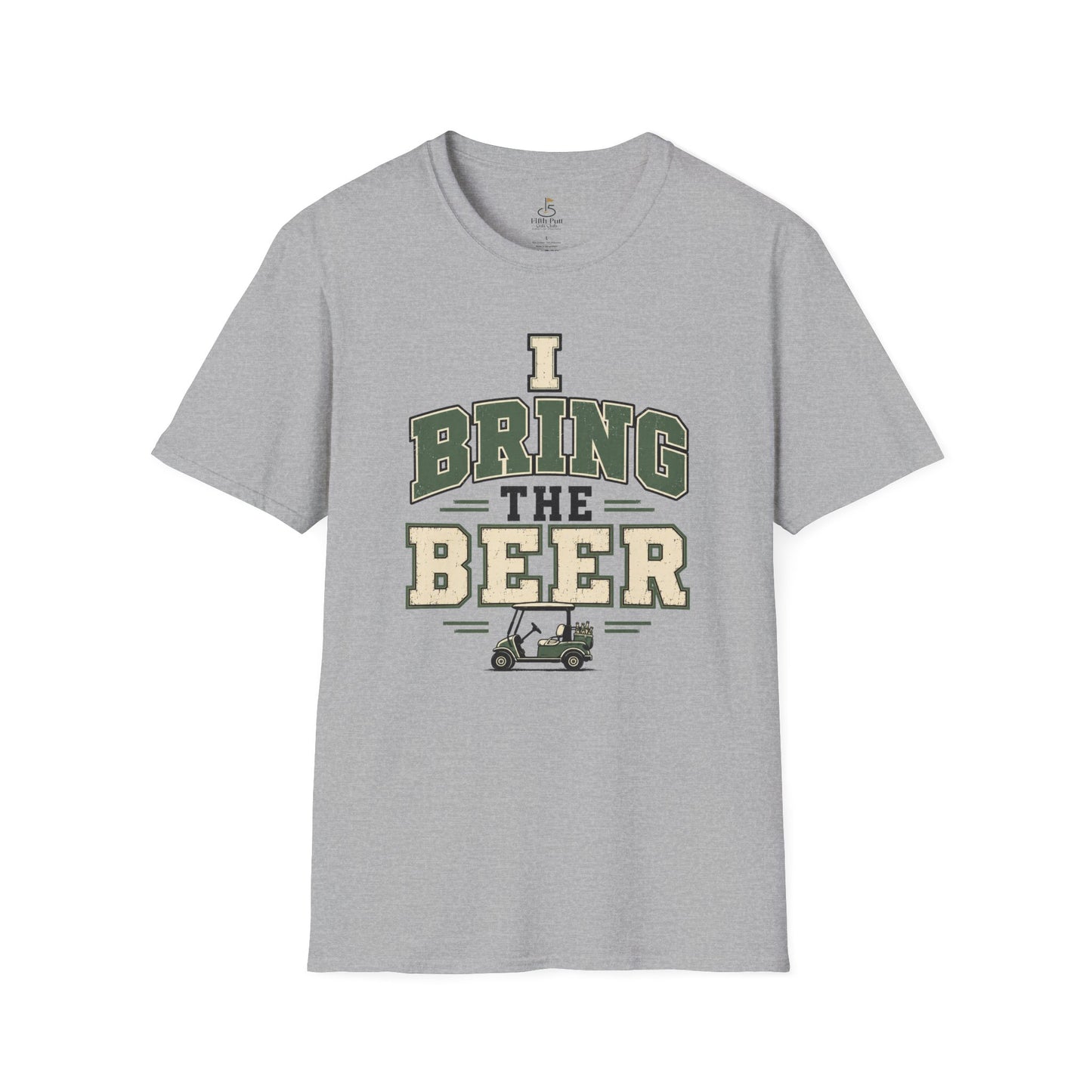 I Bring The Beer Golf T‑Shirt – Funny Golfing Beer Shirt