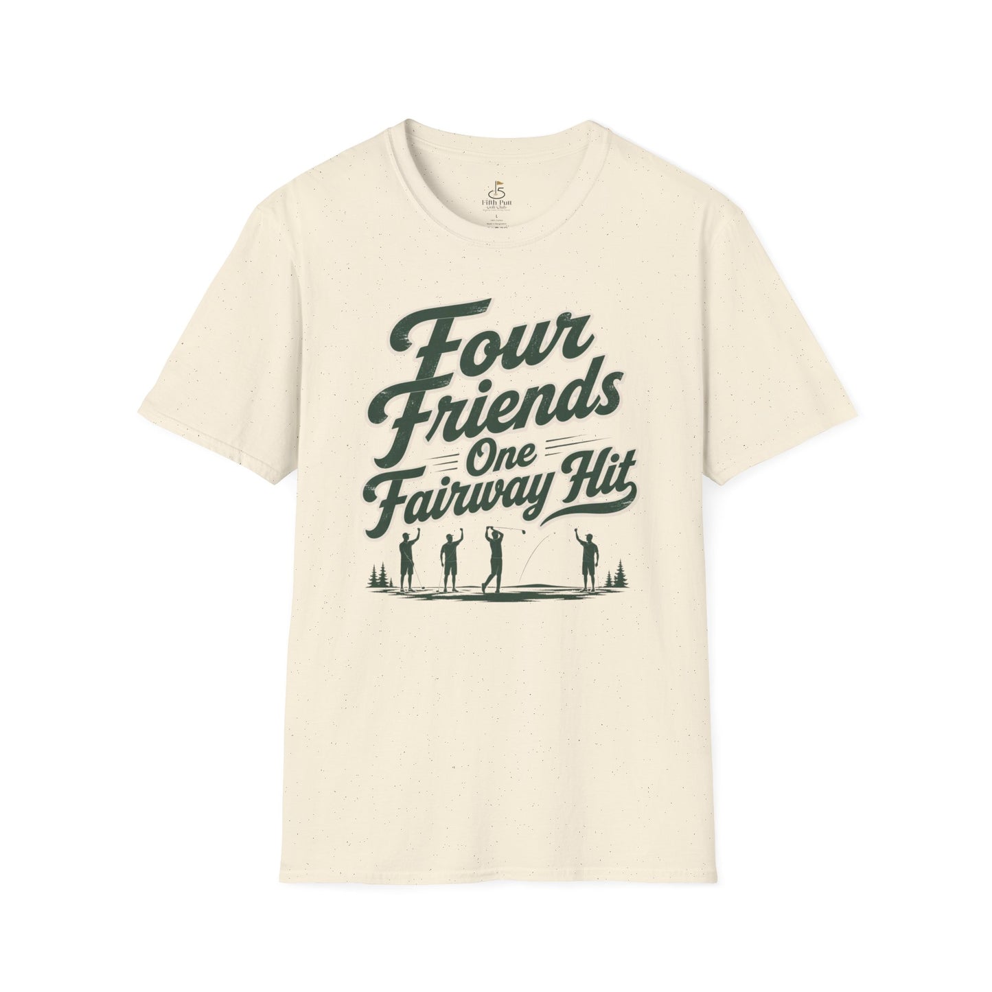 Four Friends One Fairway Hit Golf T-Shirt - Casual Golfing Tee