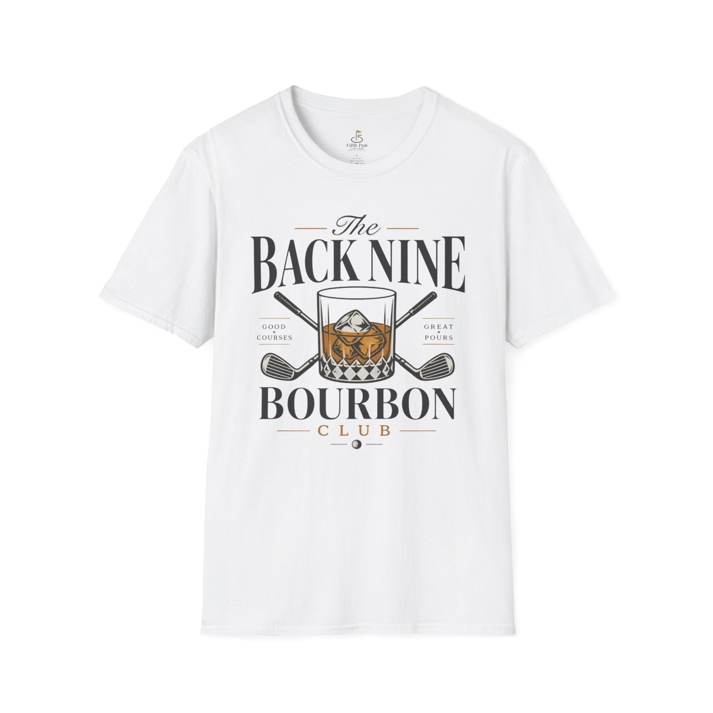 Back Nine Bourbon Club T-Shirt — Golf & Whiskey Graphic Tee