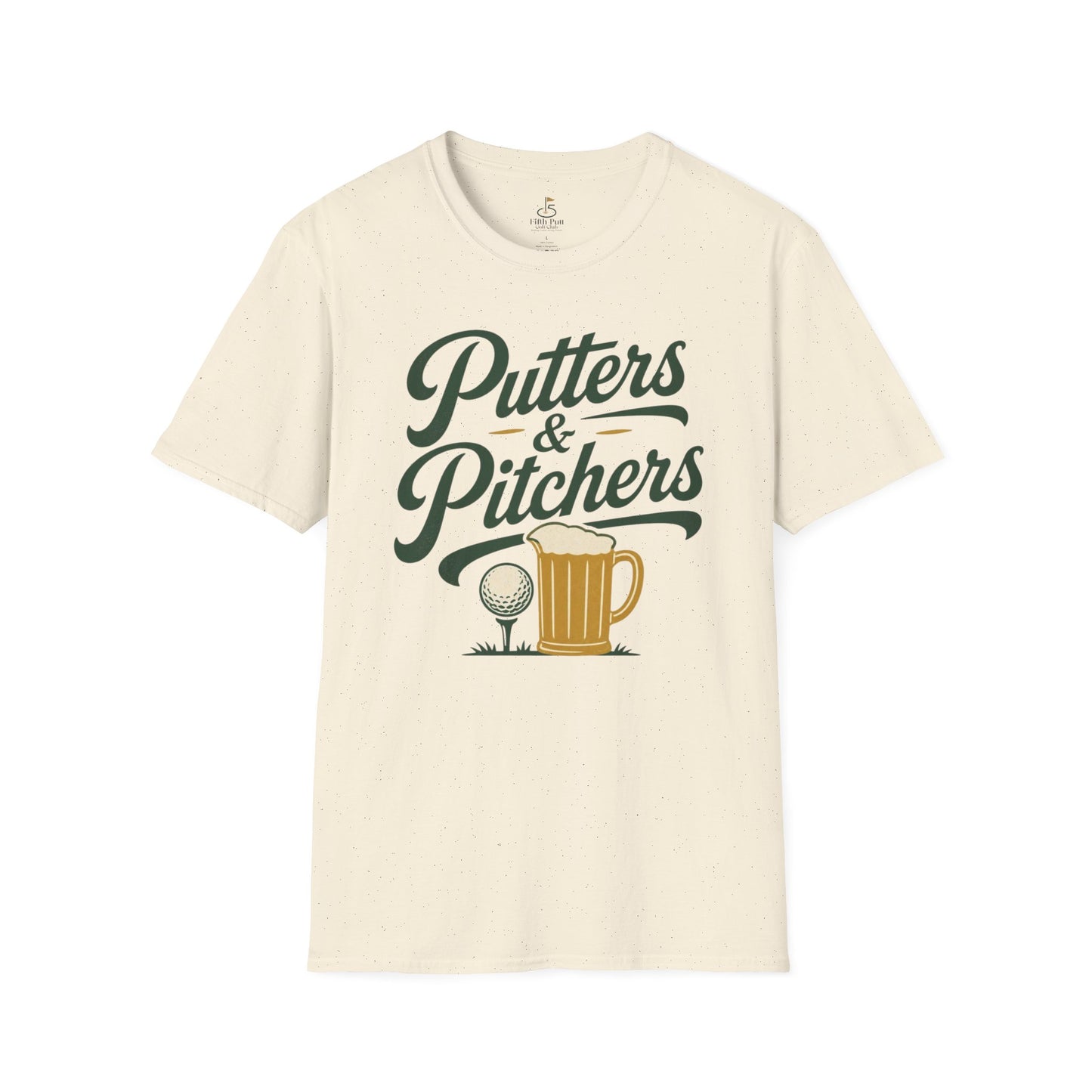 Putters & Pitchers Golf T-Shirt — Funny Beer and Golf Graphic Tee