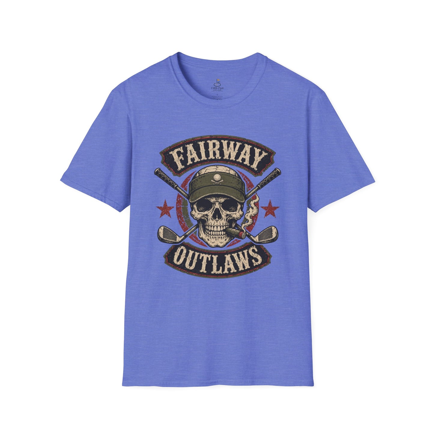 Fairway Outlaws Golf Skull T-Shirt