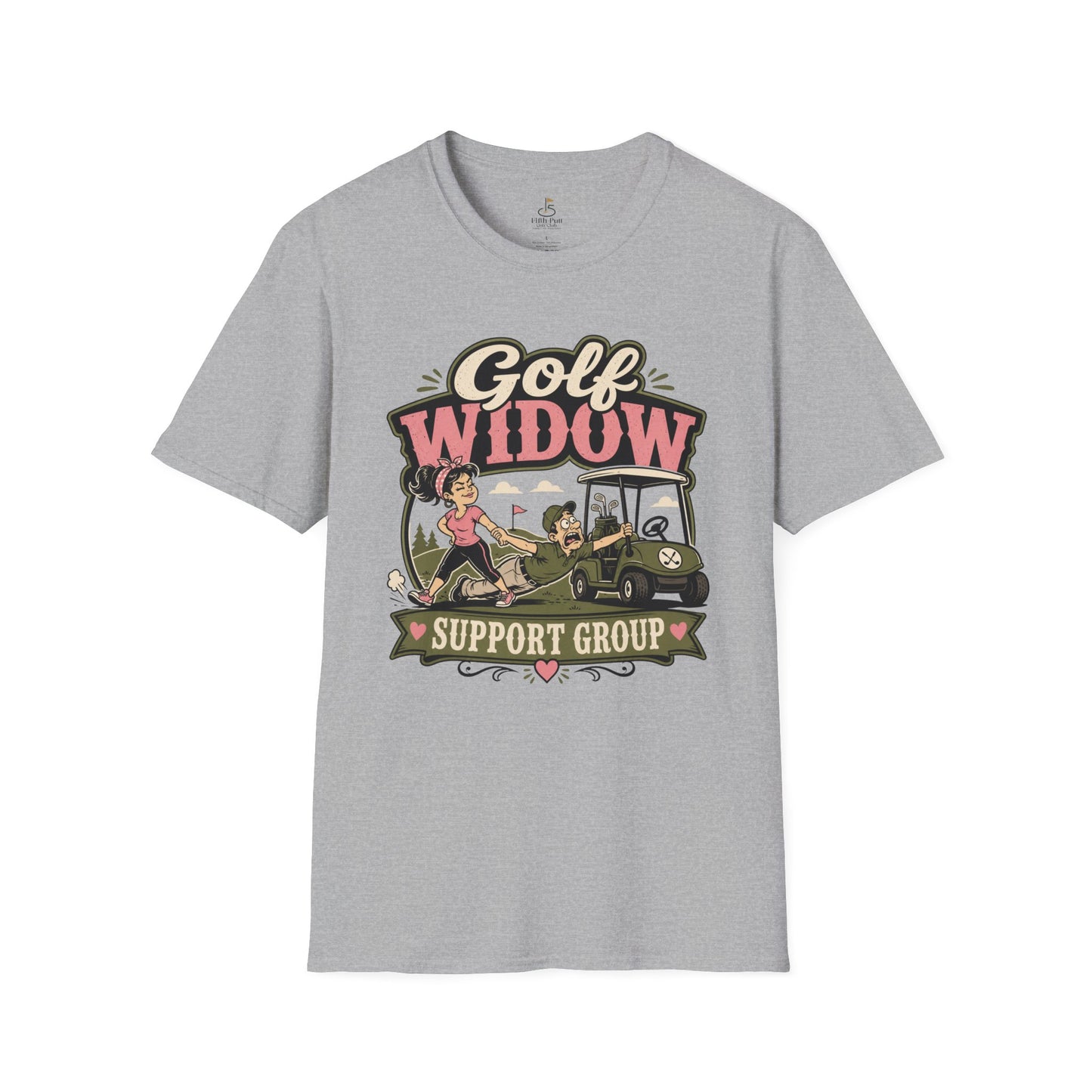 Golf Widow Support Group T-Shirt — Funny Golf Wife Tee