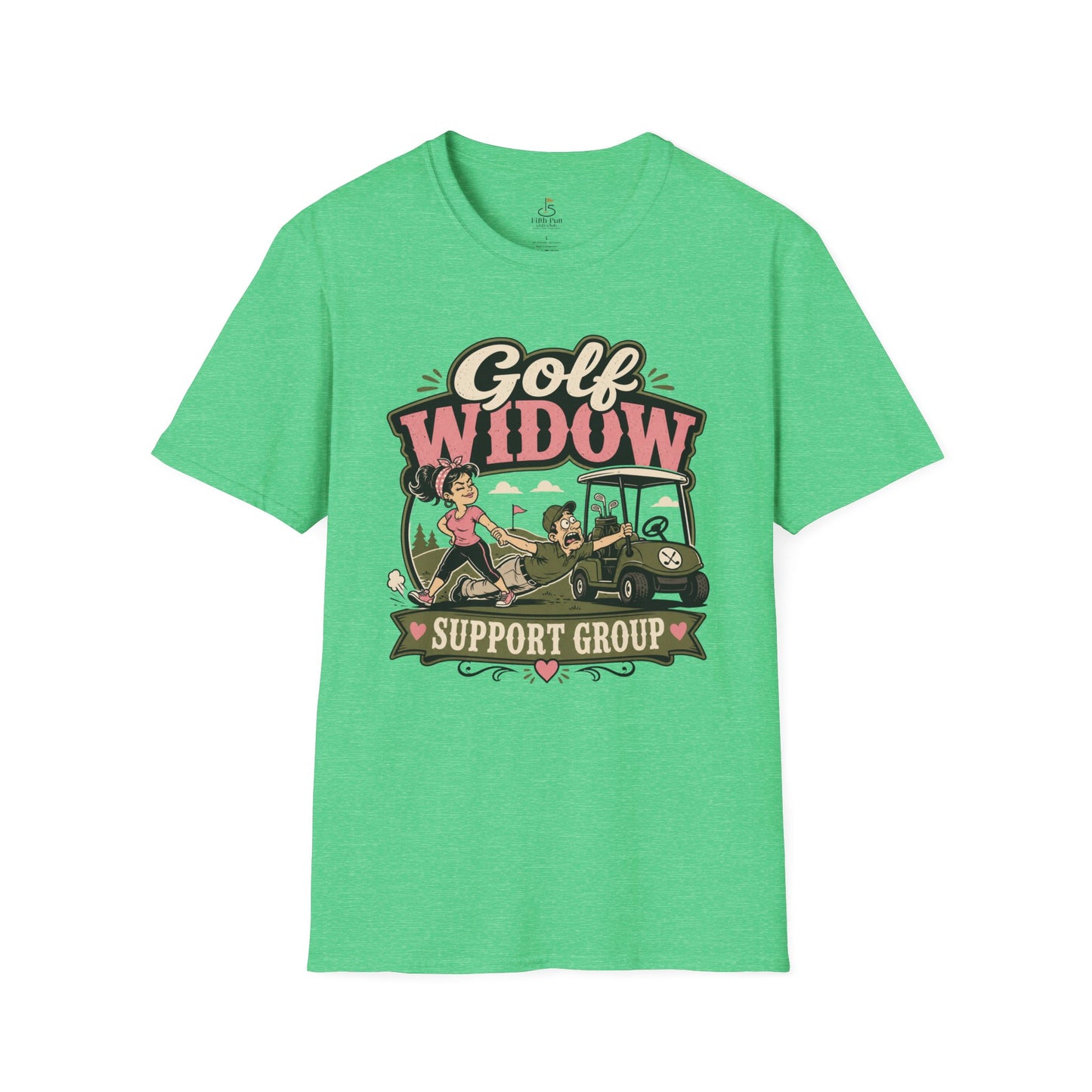 Golf Widow Support Group T-Shirt — Funny Golf Wife Tee