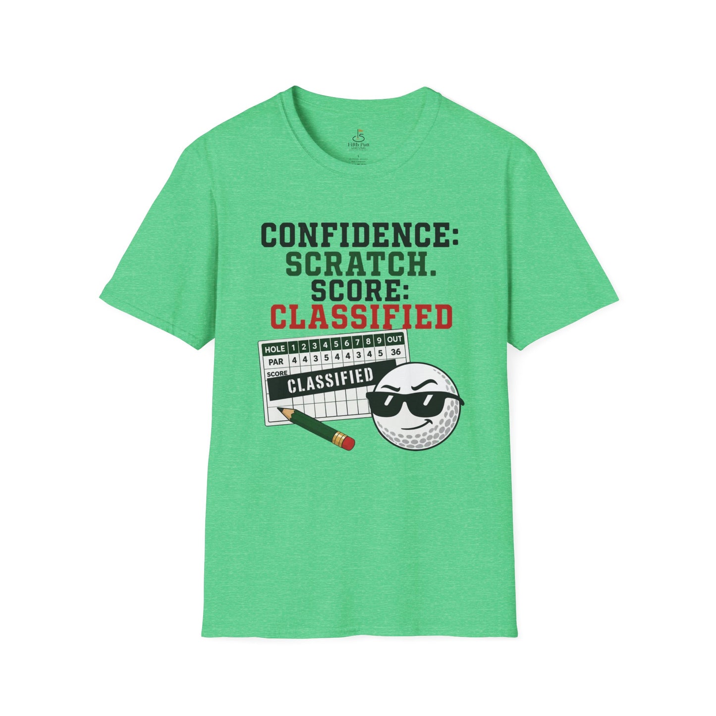 Confidence: Scratch. Score: Classified T-Shirt