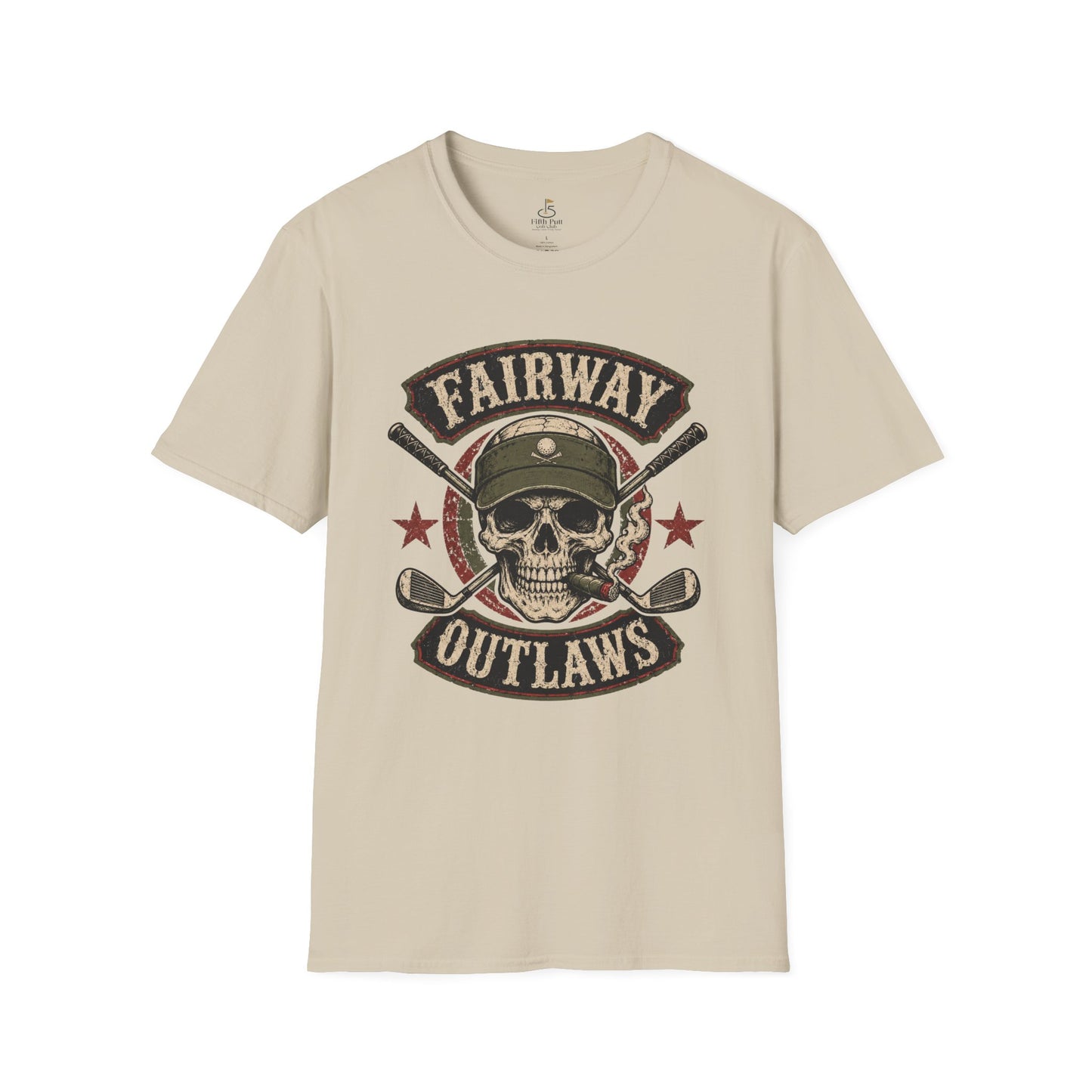 Fairway Outlaws Golf Skull T-Shirt