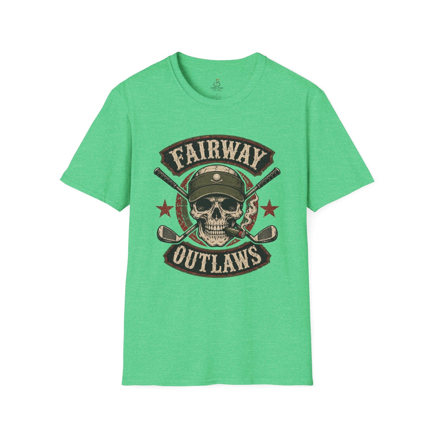 Fairway Outlaws Golf Skull T-Shirt