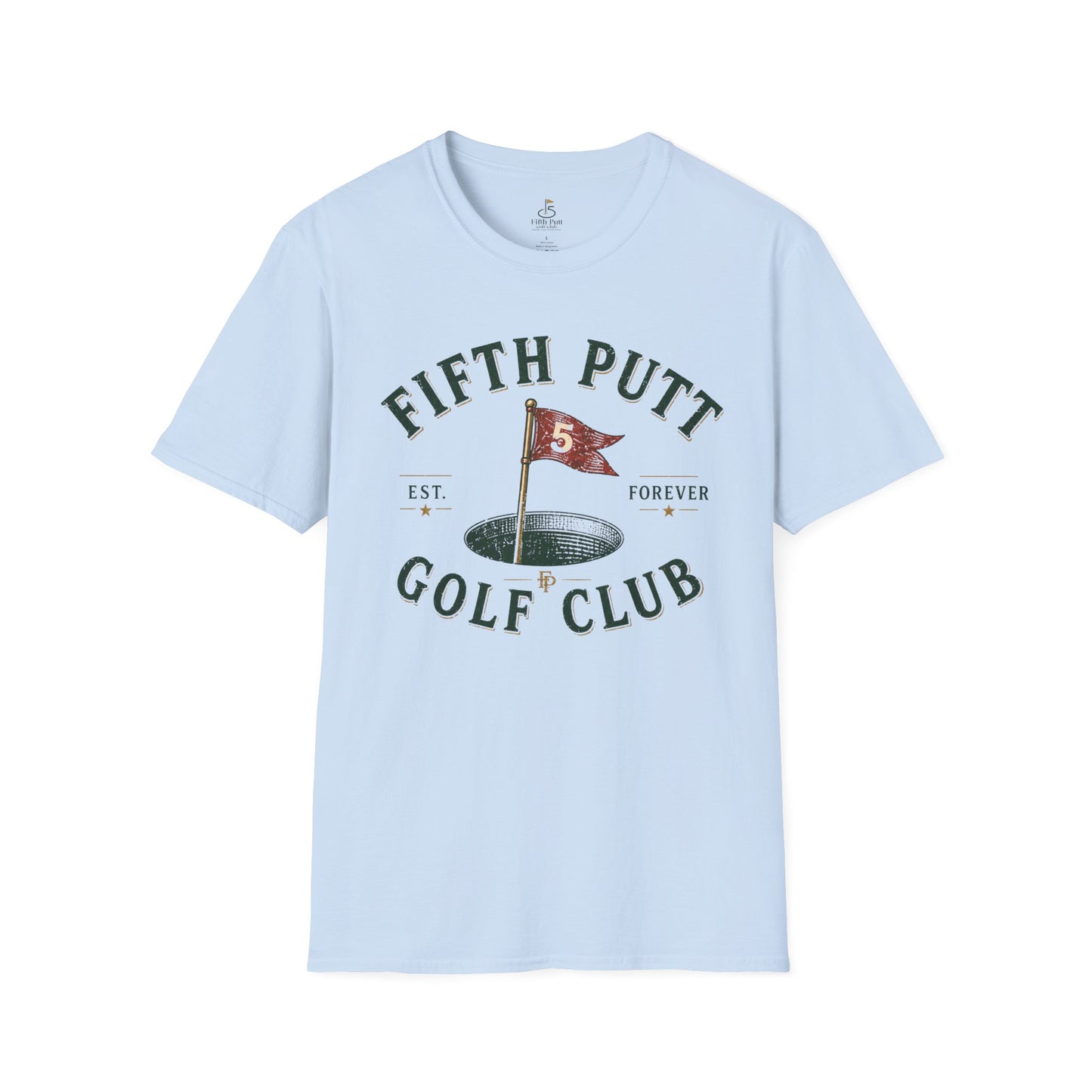 Fifth Putt Golf Club T-Shirt — Vintage Golf Graphic Tee