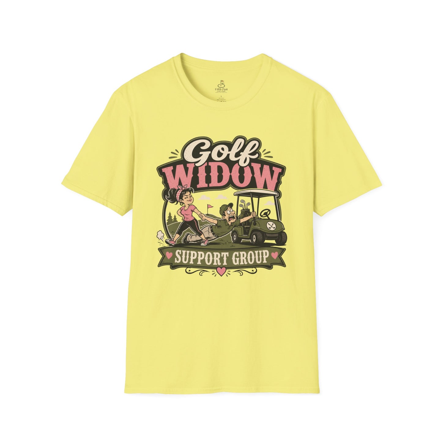 Golf Widow Support Group T-Shirt — Funny Golf Wife Tee
