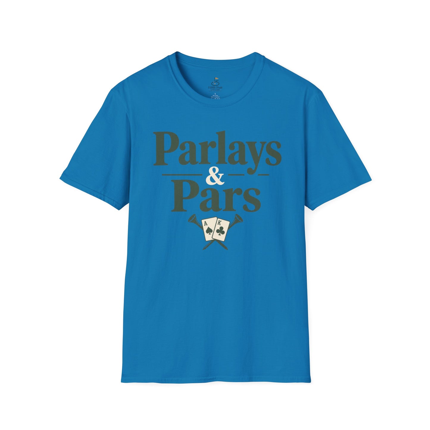 Parlays & Pars Golf T-Shirt — Golf Betting & Course Fan Tee