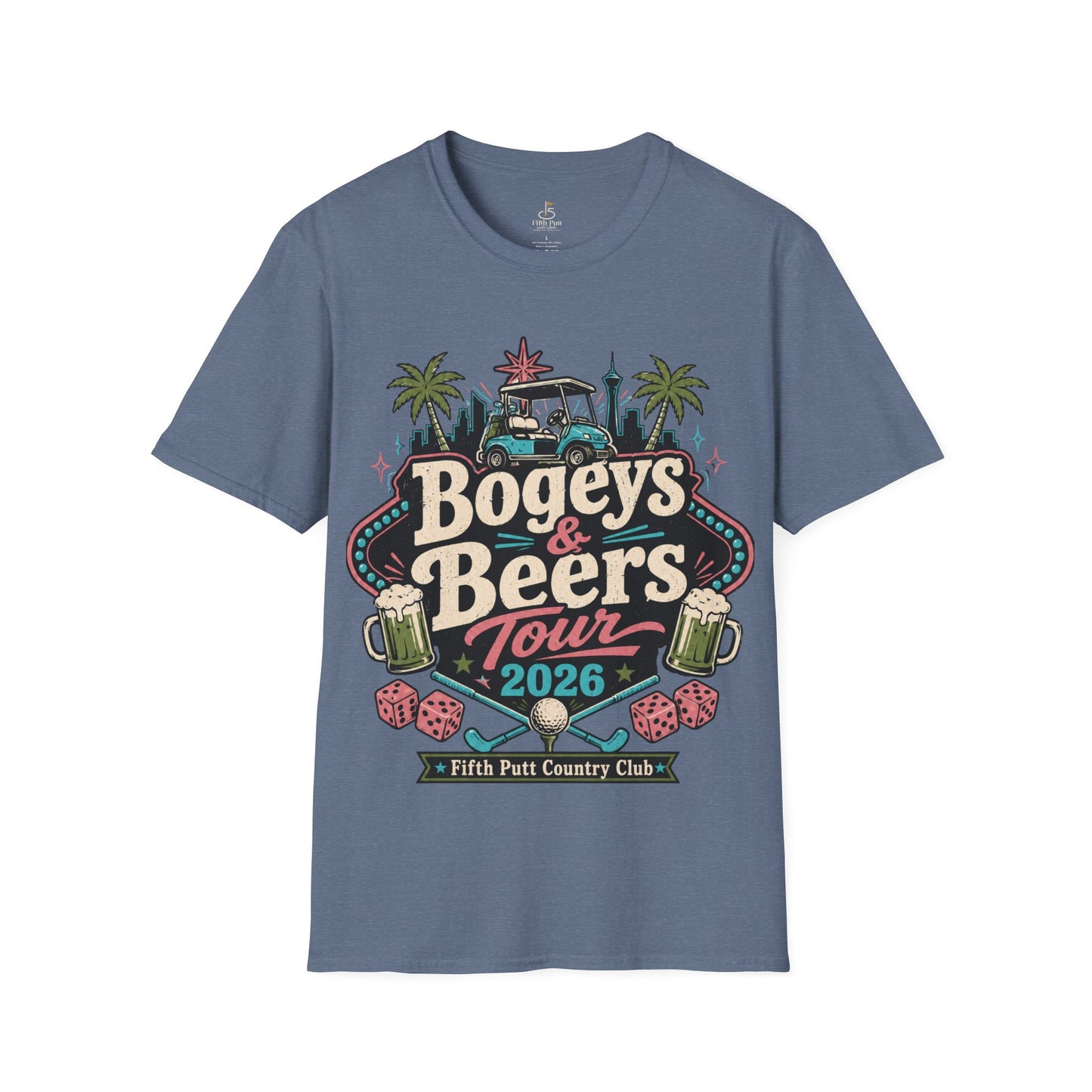Bogeys & Beers Tour 2026 Golf T-Shirt