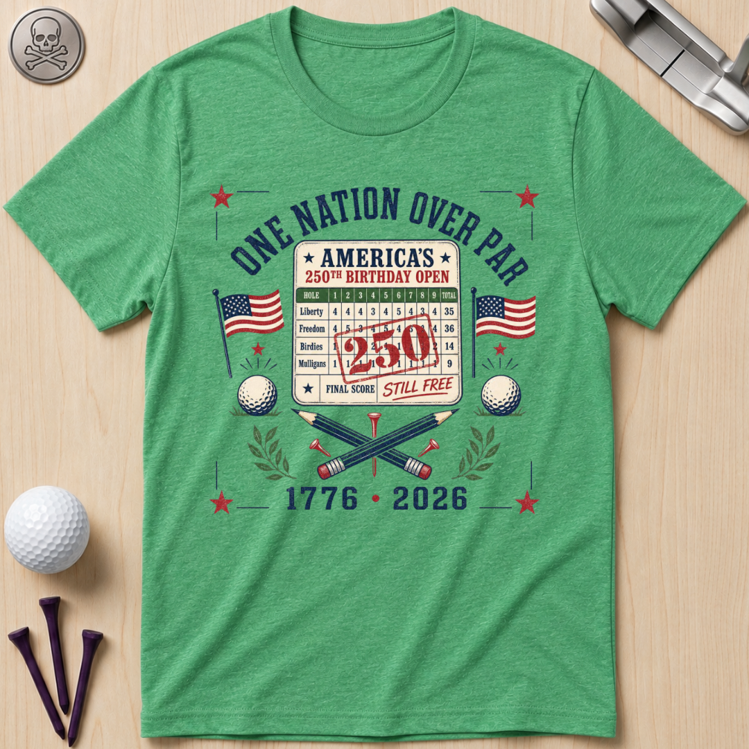 One Nation Over Par Golf T‑Shirt