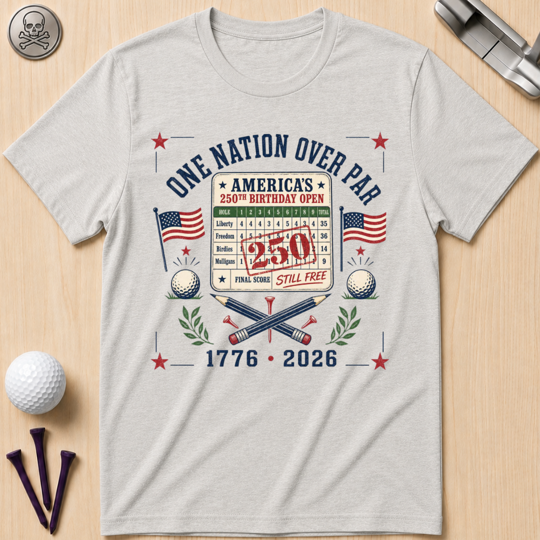 One Nation Over Par Golf T‑Shirt