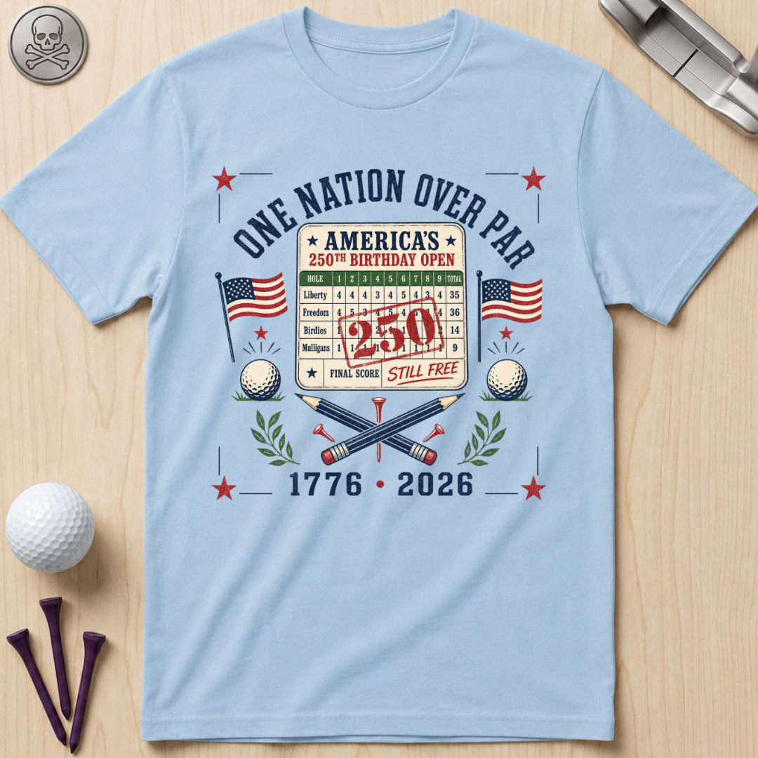 One Nation Over Par Golf T‑Shirt