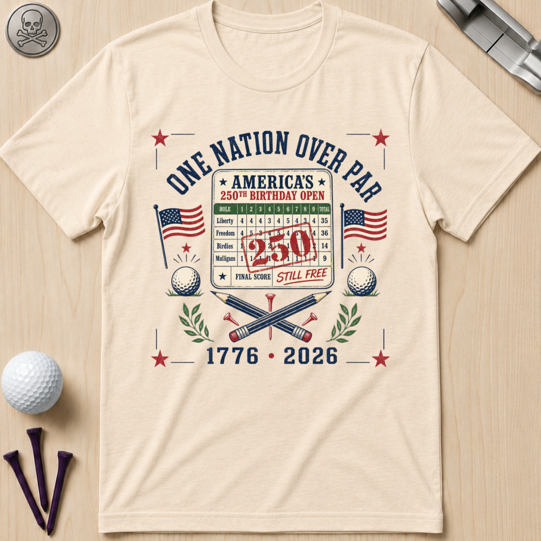 One Nation Over Par Golf T‑Shirt